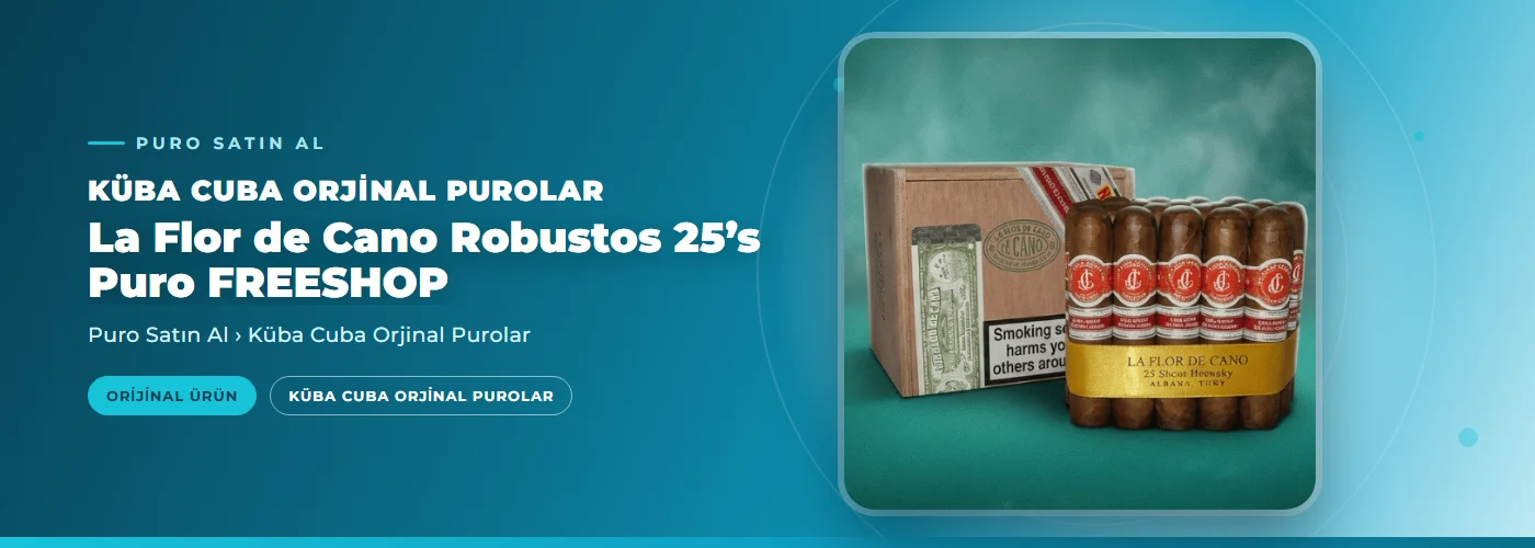 La Flor de Cano Robustos 25’s Puro FREESHOP