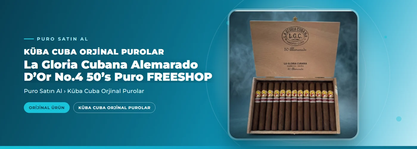 La Gloria Cubana Alemarado D’Or No.4 50’s Puro FREESHOP