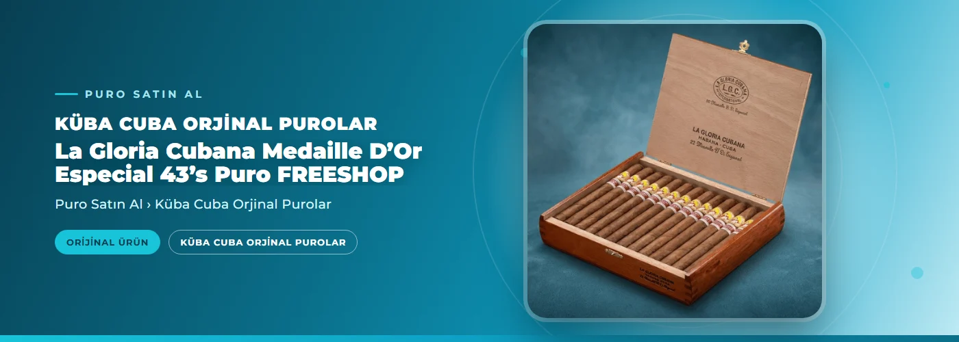 La Gloria Cubana Medaille D’Or Especial 43’s Puro FREESHOP