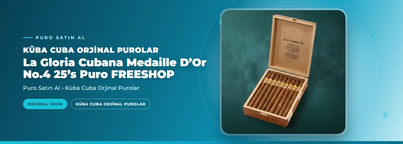 La Gloria Cubana Medaille D’Or No.4 25’s Puro FREESHOP