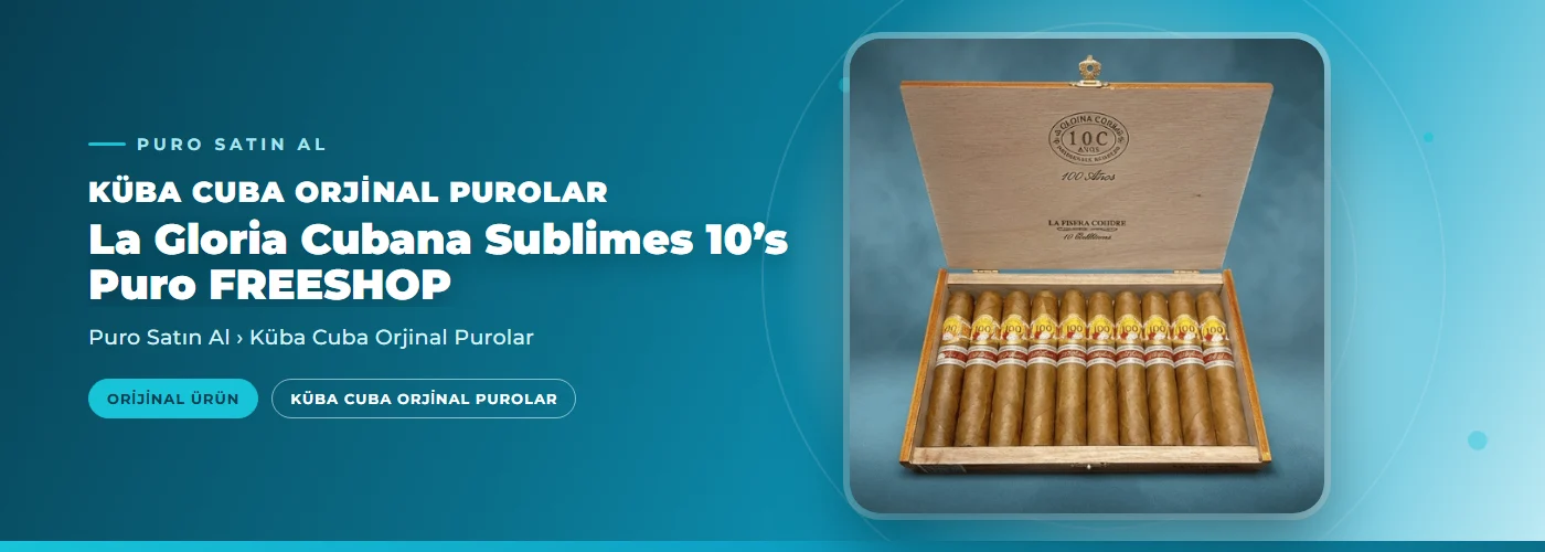 La Gloria Cubana Sublimes 10’s Puro FREESHOP