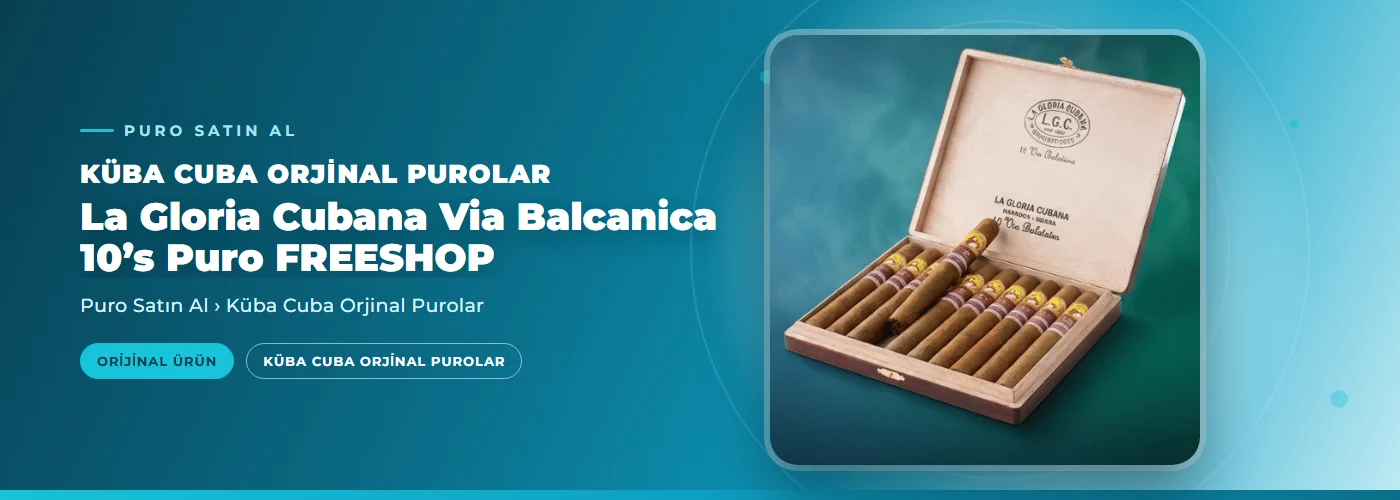 La Gloria Cubana Via Balcanica 10’s Puro FREESHOP