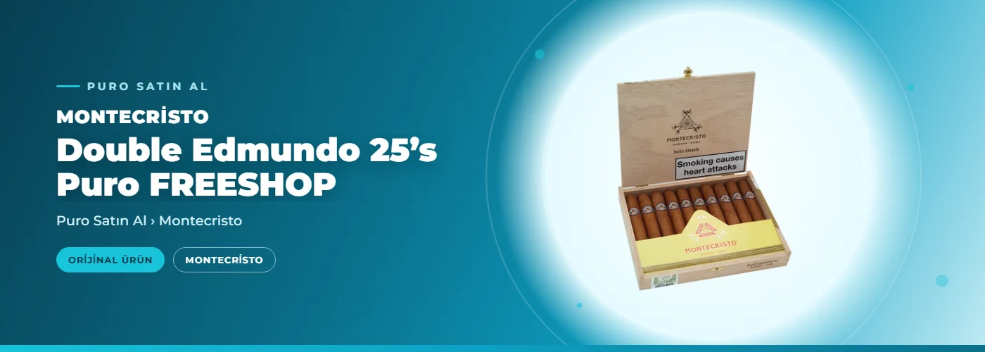 Montecristo Double Edmundo 25’s Puro FREESHOP