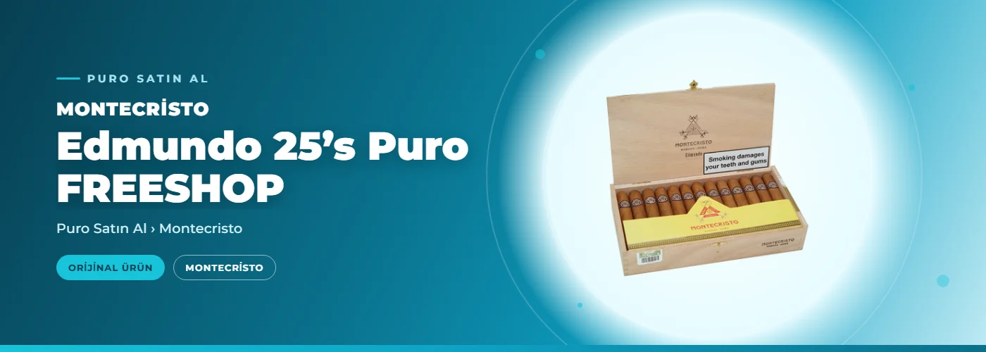 Montecristo Edmundo 25’s Puro FREESHOP