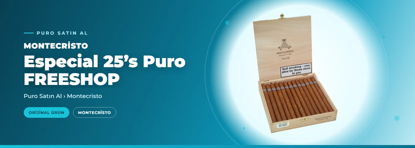 Montecristo Especial 25’s Puro FREESHOP
