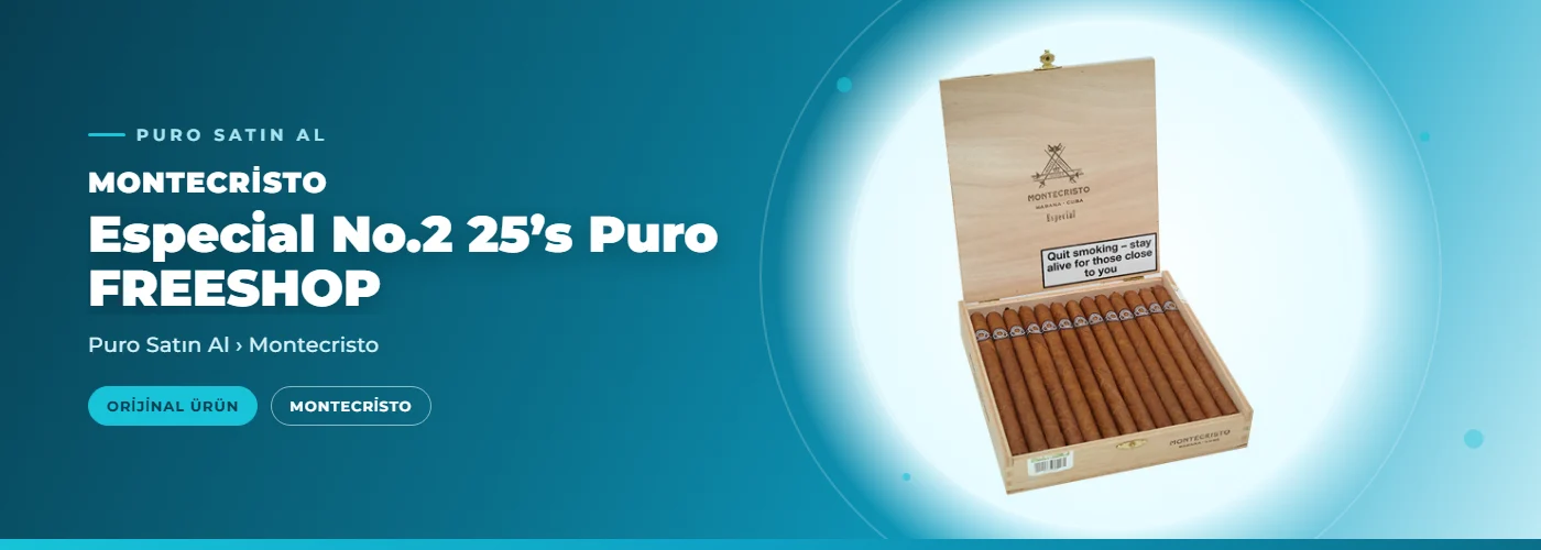 Montecristo Especial No.2 25’s Puro FREESHOP
