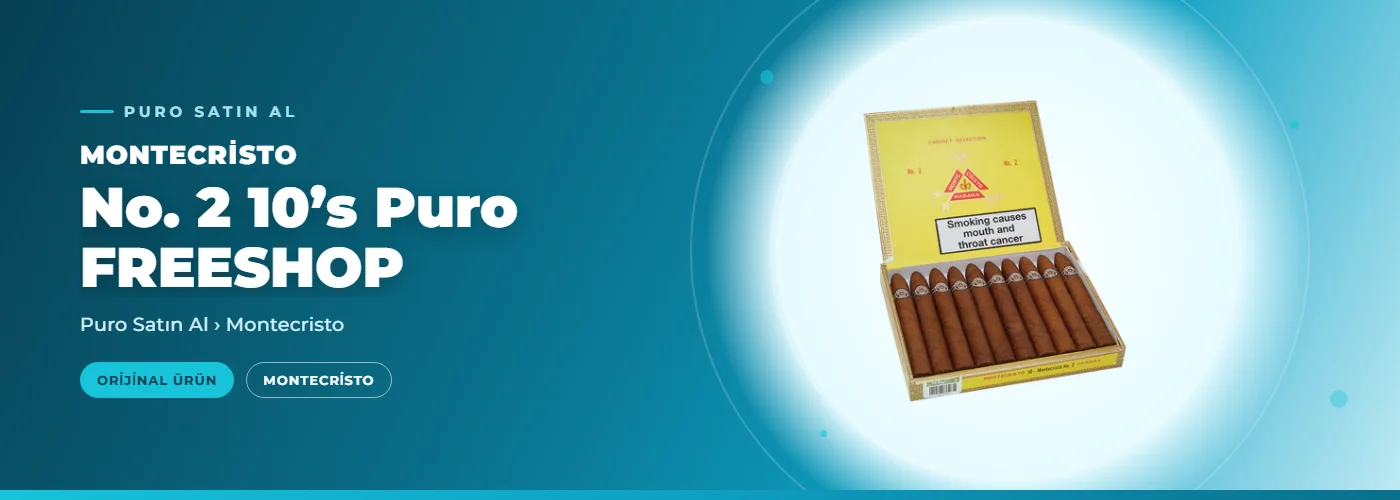 Montecristo No. 2 10’s Puro FREESHOP