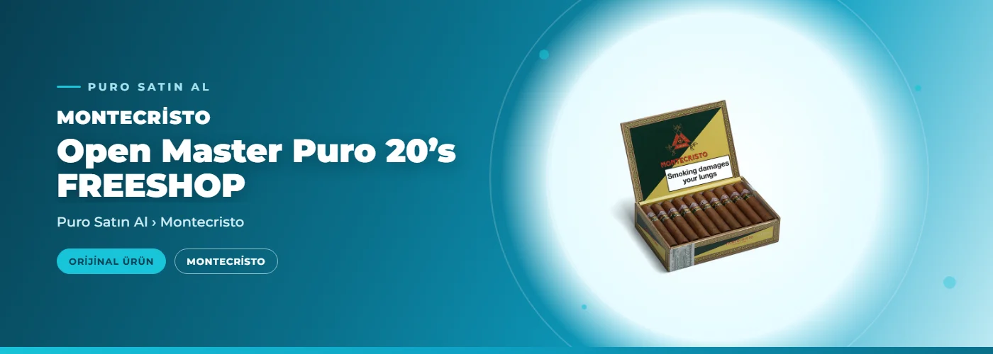 Montecristo Open Master Puro 20’s FREESHOP