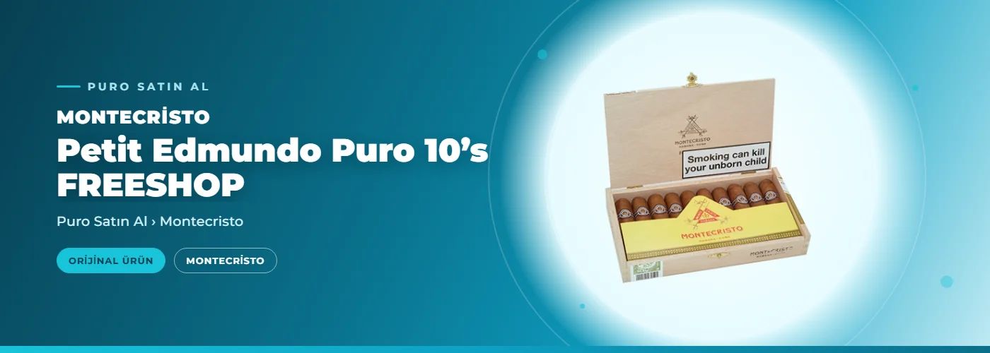 Montecristo Petit Edmundo Puro 10’s FREESHOP