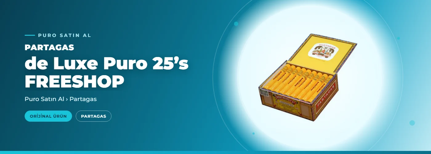 Partagas de Luxe Puro 25’s FREESHOP
