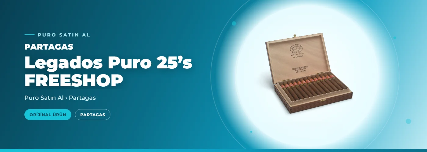 Partagas Legados Puro 25’s FREESHOP