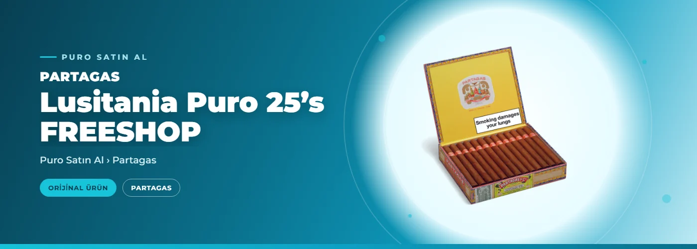 Partagas Lusitania Puro 25’s FREESHOP