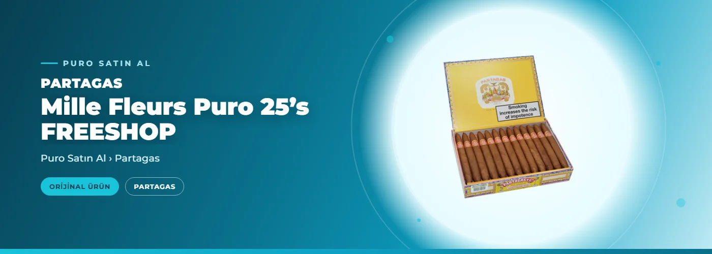 Partagas Mille Fleurs Puro 25’s FREESHOP