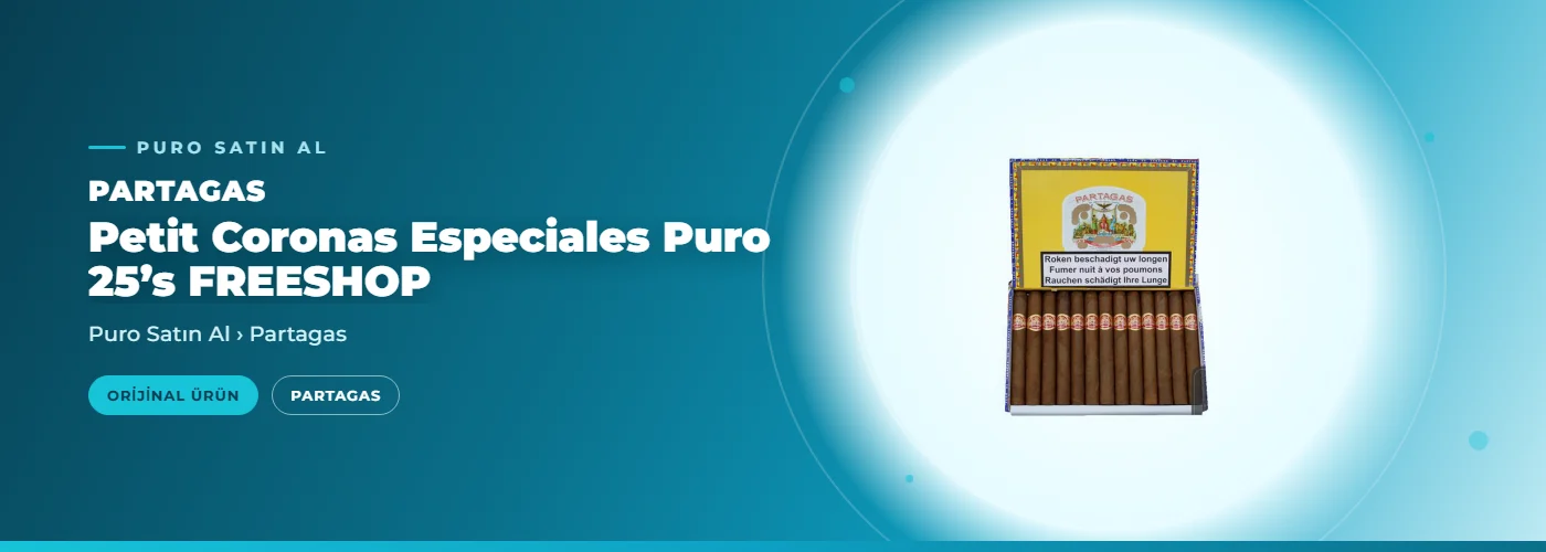Partagas Petit Coronas Especiales Puro 25’s FREESHOP