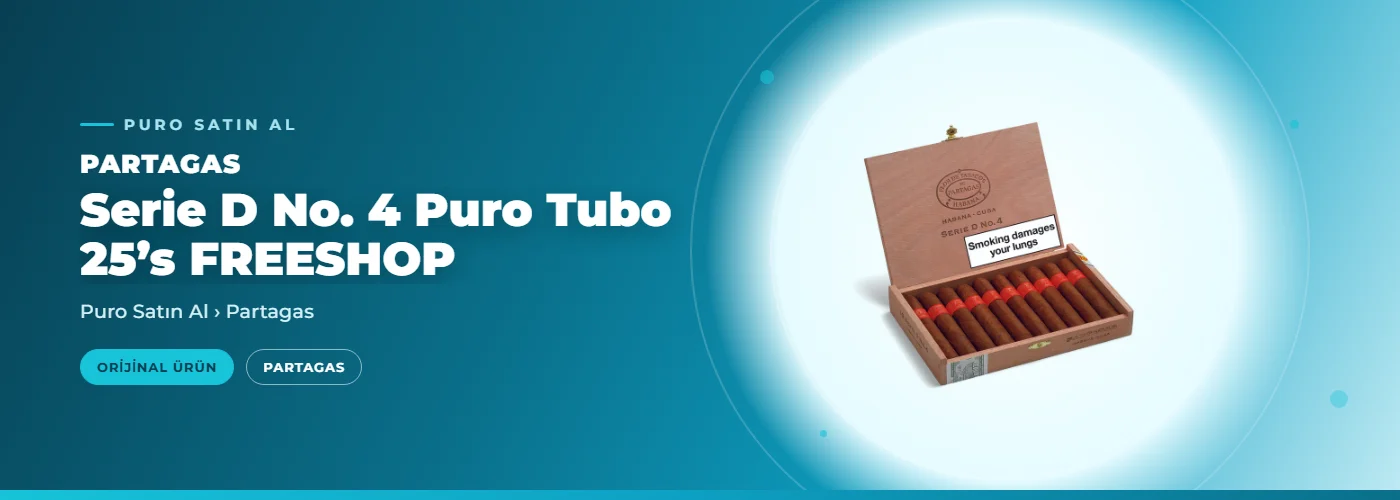 Partagas Serie D No. 4 Puro Tubo 25’s FREESHOP