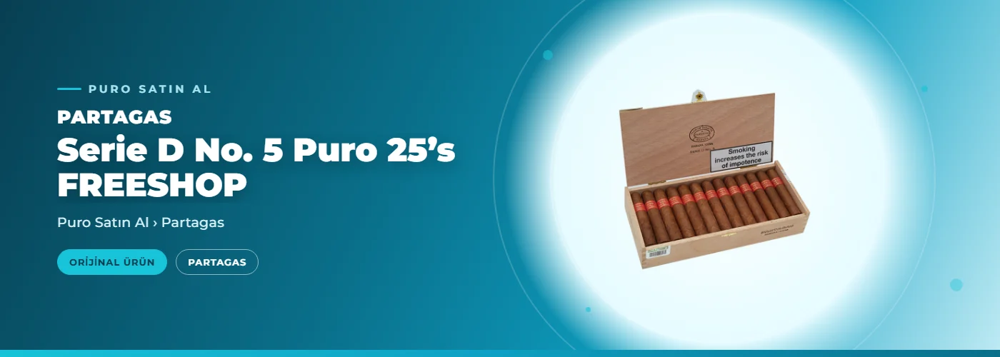 Partagas Serie D No. 5 Puro 25’s FREESHOP