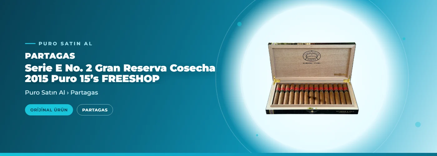 Partagas Serie E No. 2 Gran Reserva Cosecha 2015 Puro 15’s FREESHOP
