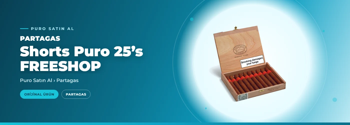Partagas Shorts Puro 25’s FREESHOP