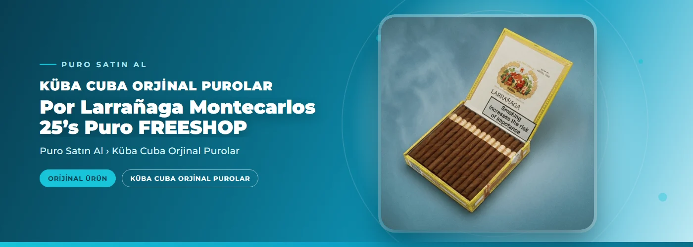 Por Larrañaga Montecarlos 25’s Puro FREESHOP