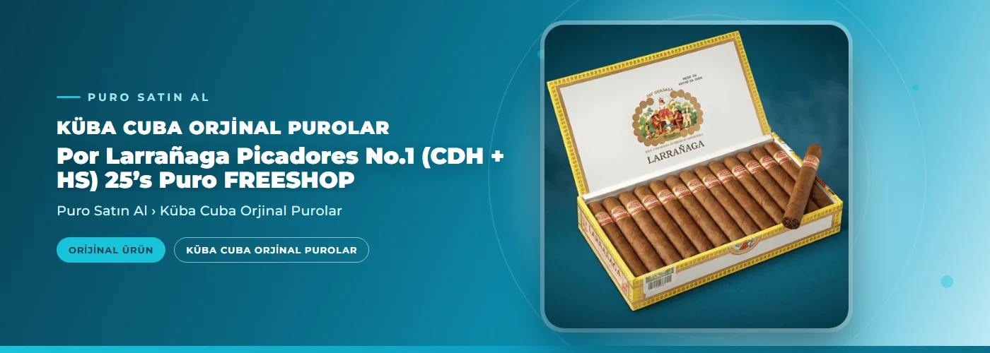 Por Larrañaga Picadores No.1 (CDH + HS) 25’s Puro FREESHOP