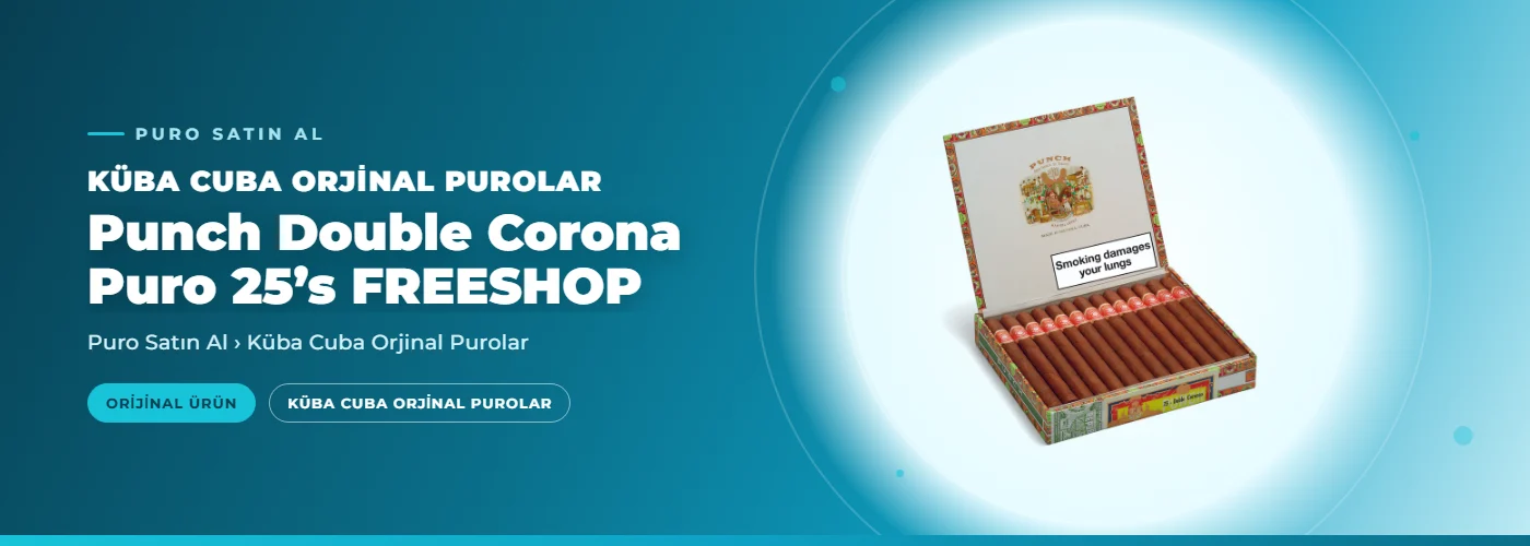 Punch Double Corona Puro 25’s FREESHOP