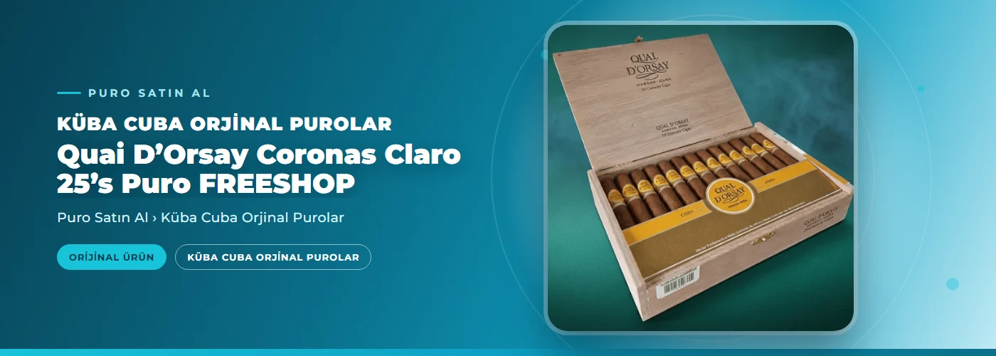 Quai D’Orsay Coronas Claro 25’s Puro FREESHOP