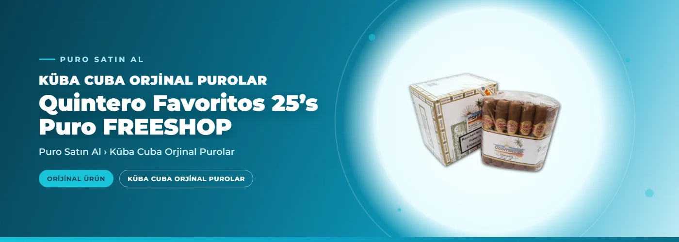 Quintero Favoritos 25’s Puro FREESHOP
