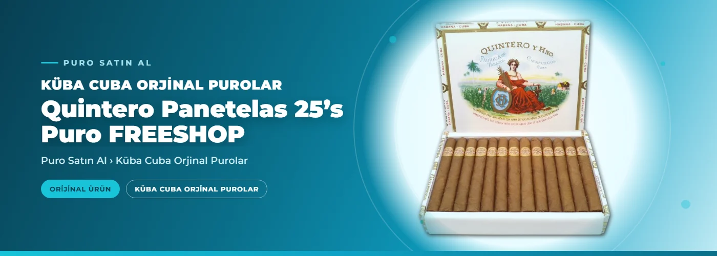 Quintero Panetelas 25’s Puro FREESHOP
