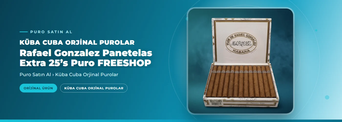 Rafael Gonzalez Panetelas Extra 25’s Puro FREESHOP