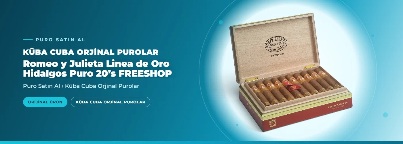 Romeo y Julieta Linea de Oro Hidalgos Puro 20’s FREESHOP