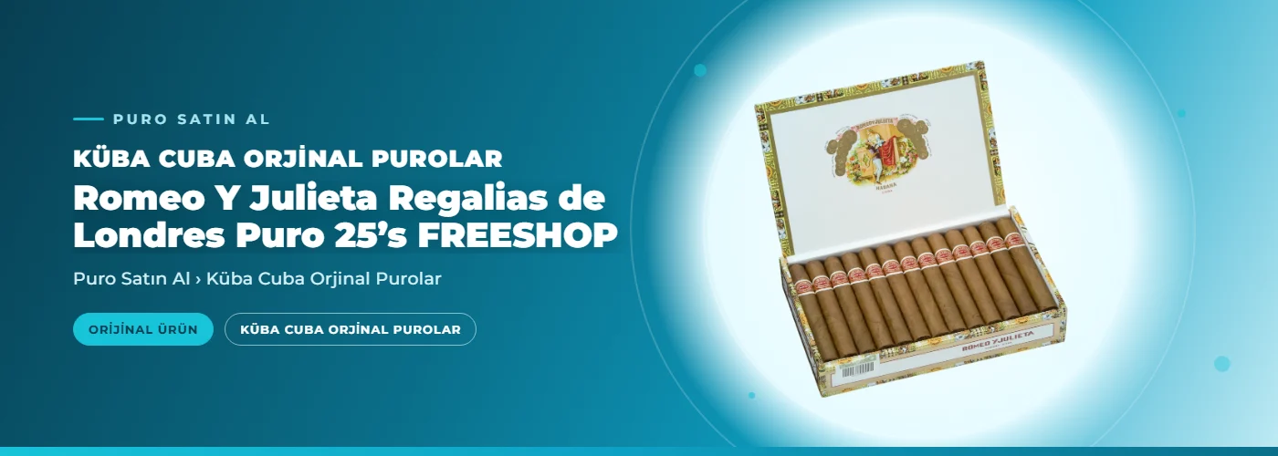 Romeo Y Julieta Regalias de Londres Puro 25’s FREESHOP