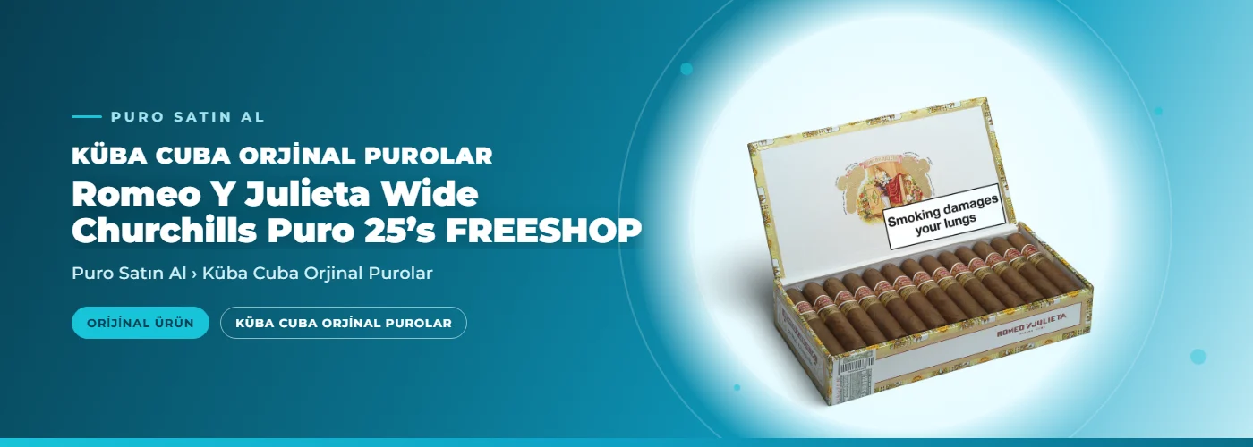 Romeo Y Julieta Wide Churchills Puro 25’s FREESHOP