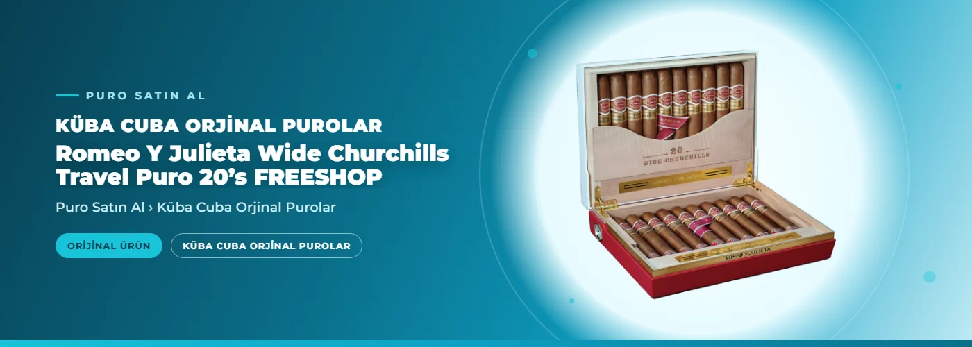 Romeo Y Julieta Wide Churchills Travel Puro 20’s FREESHOP