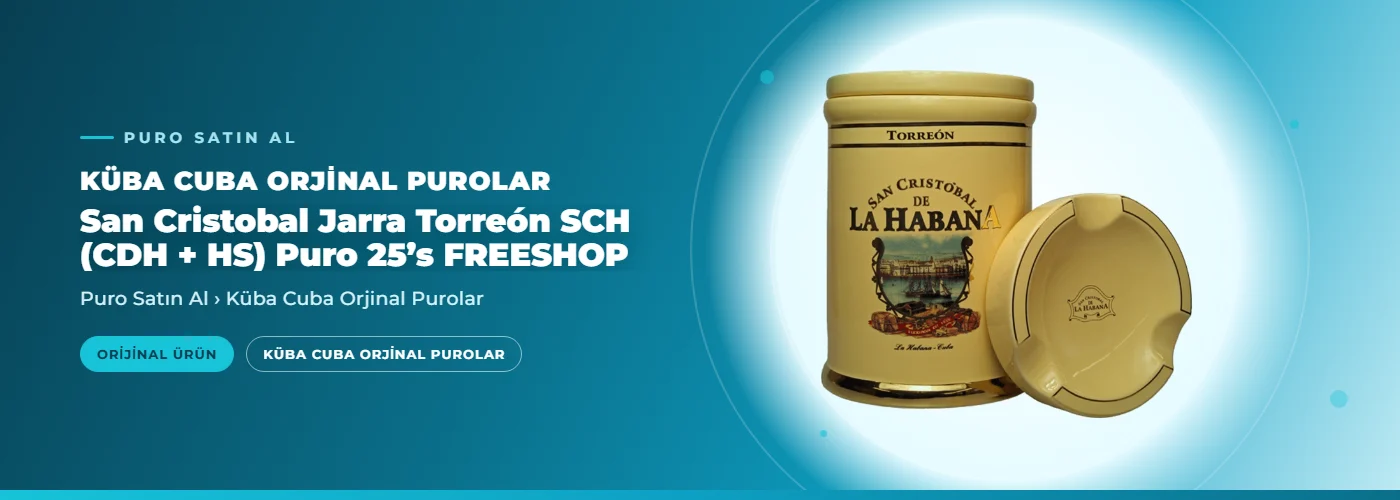 San Cristobal Jarra Torreón SCH (CDH + HS) Puro 25’s FREESHOP