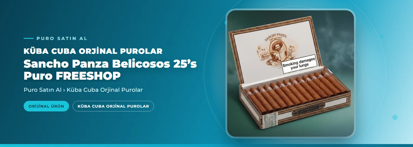 Sancho Panza Belicosos 25’s Puro FREESHOP