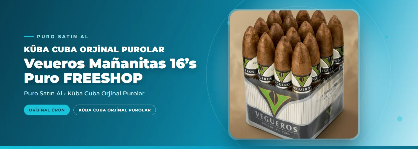 Veueros Mañanitas 16’s Puro FREESHOP