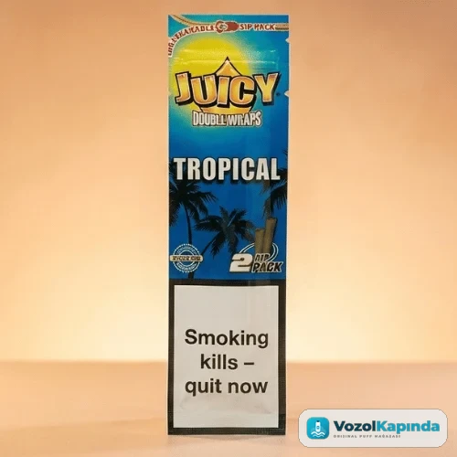 Juicy Double Wraps Tropical Puro Kağıdı