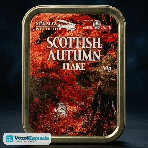 Stanislaw Scottish Autumn Flake Pipo Tütünü 50 Gr - Metal Kutulu