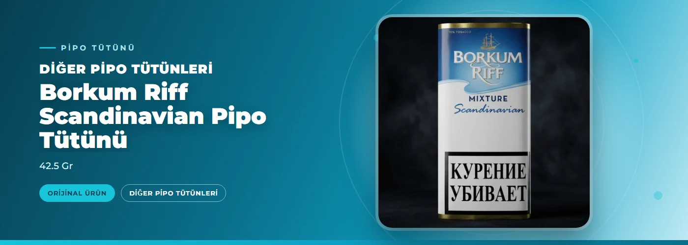 Borkum Riff Scandinavian Pipo Tütünü – 42.5 Gr