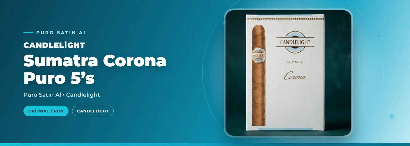 Candlelight Sumatra Corona Puro 5’s
