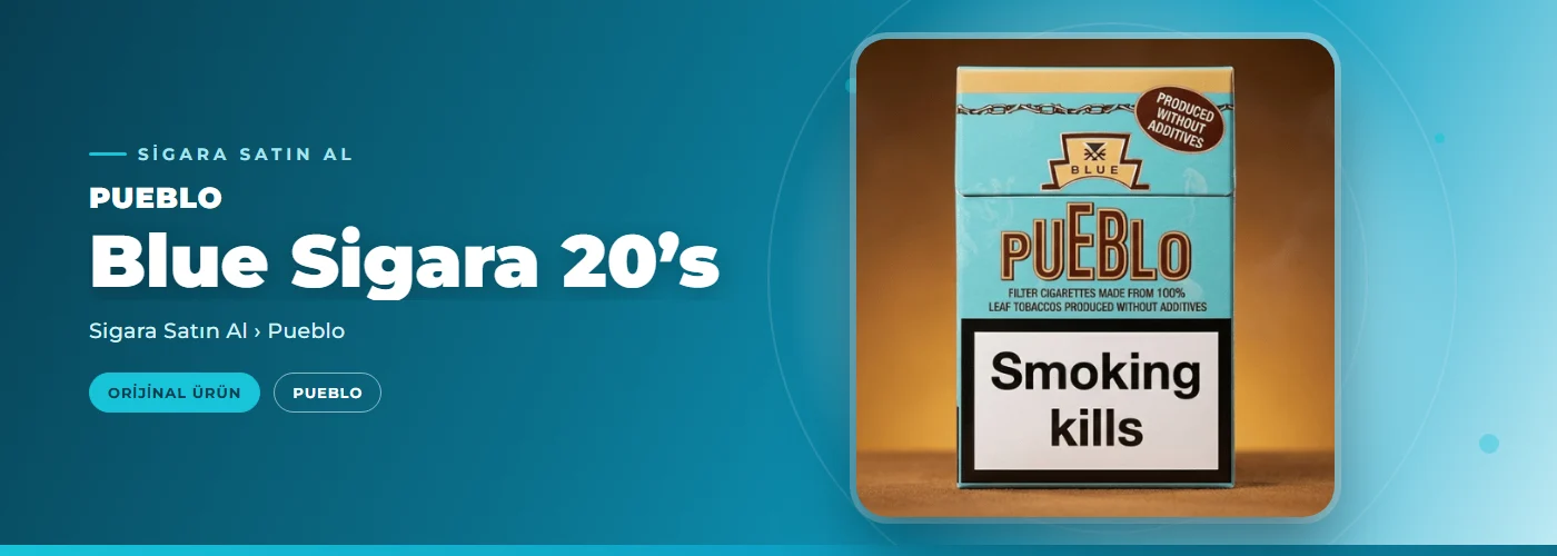 Pueblo Blue Sigara 20’s