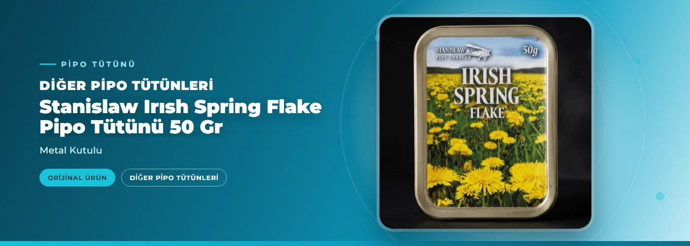 Stanislaw Irısh Spring Flake Pipo Tütünü 50 Gr – Metal Kutulu