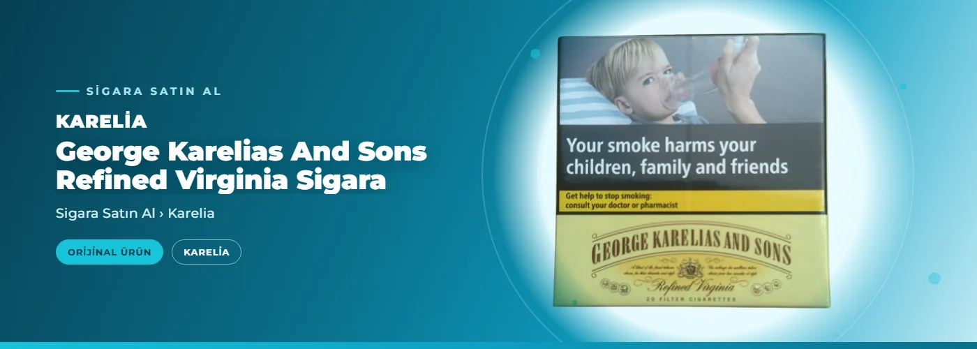 George Karelias And Sons Refined Virginia Sigara