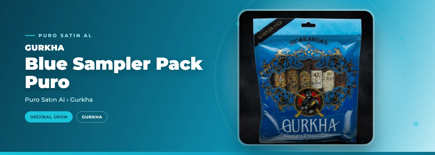 Gurkha Blue Sampler Pack Puro
