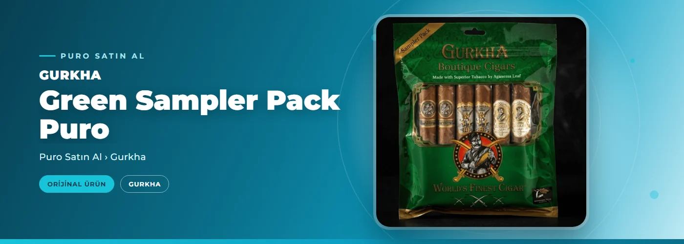 Gurkha Green Sampler Pack Puro