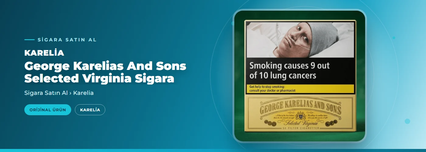 George Karelias And Sons Selected Virginia Sigara