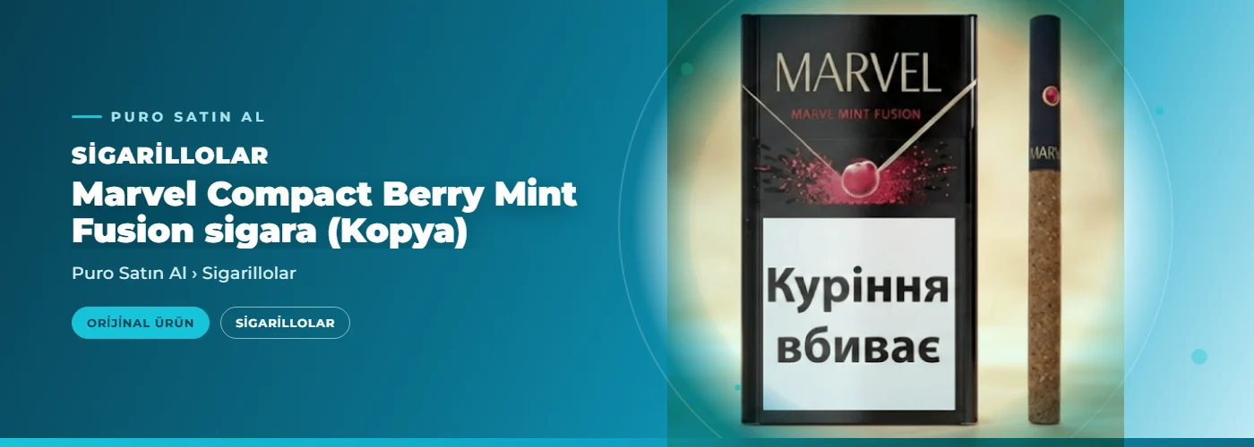 Marvel Compact Berry Mint Fusion sigara (Kopya)