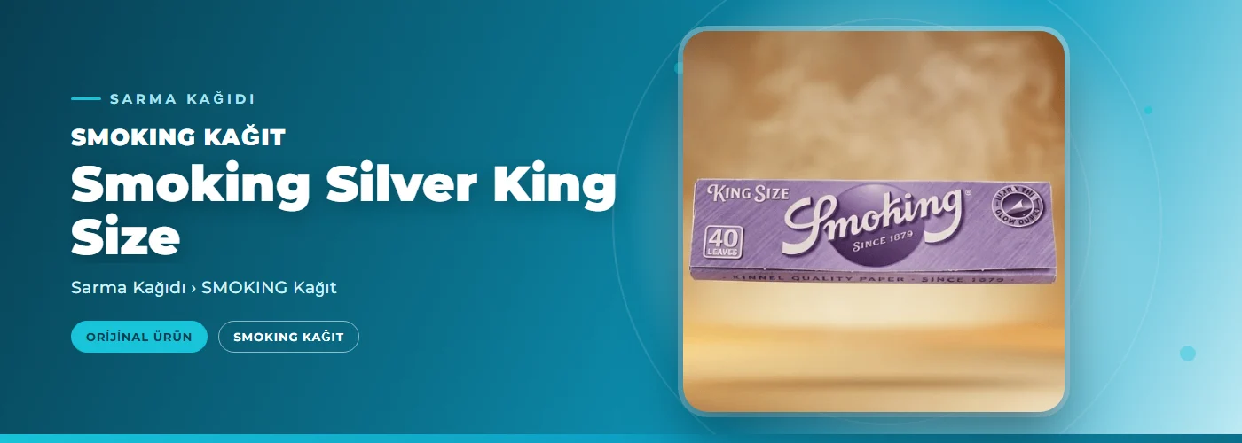 Smoking Silver King Size