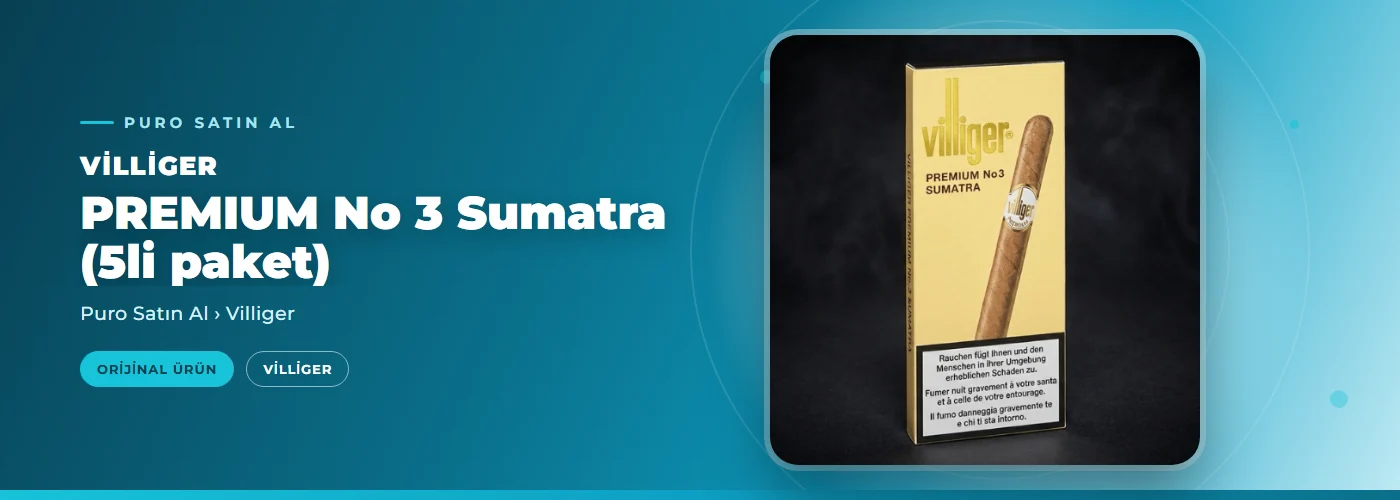 Villiger PREMIUM No 3 Sumatra (5li paket)