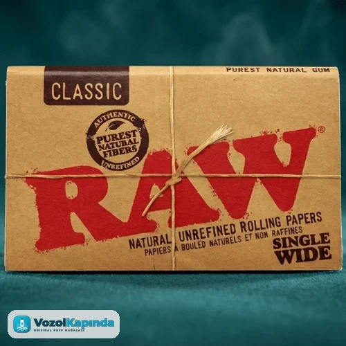 RAW Classic Single Wide Çiftli Sarma Kağıdı